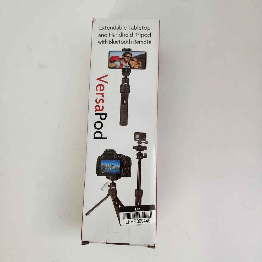 Sunpak Versapod Extendable/Tabletop/Handheld Tripod with Bluetooth Remote NEW